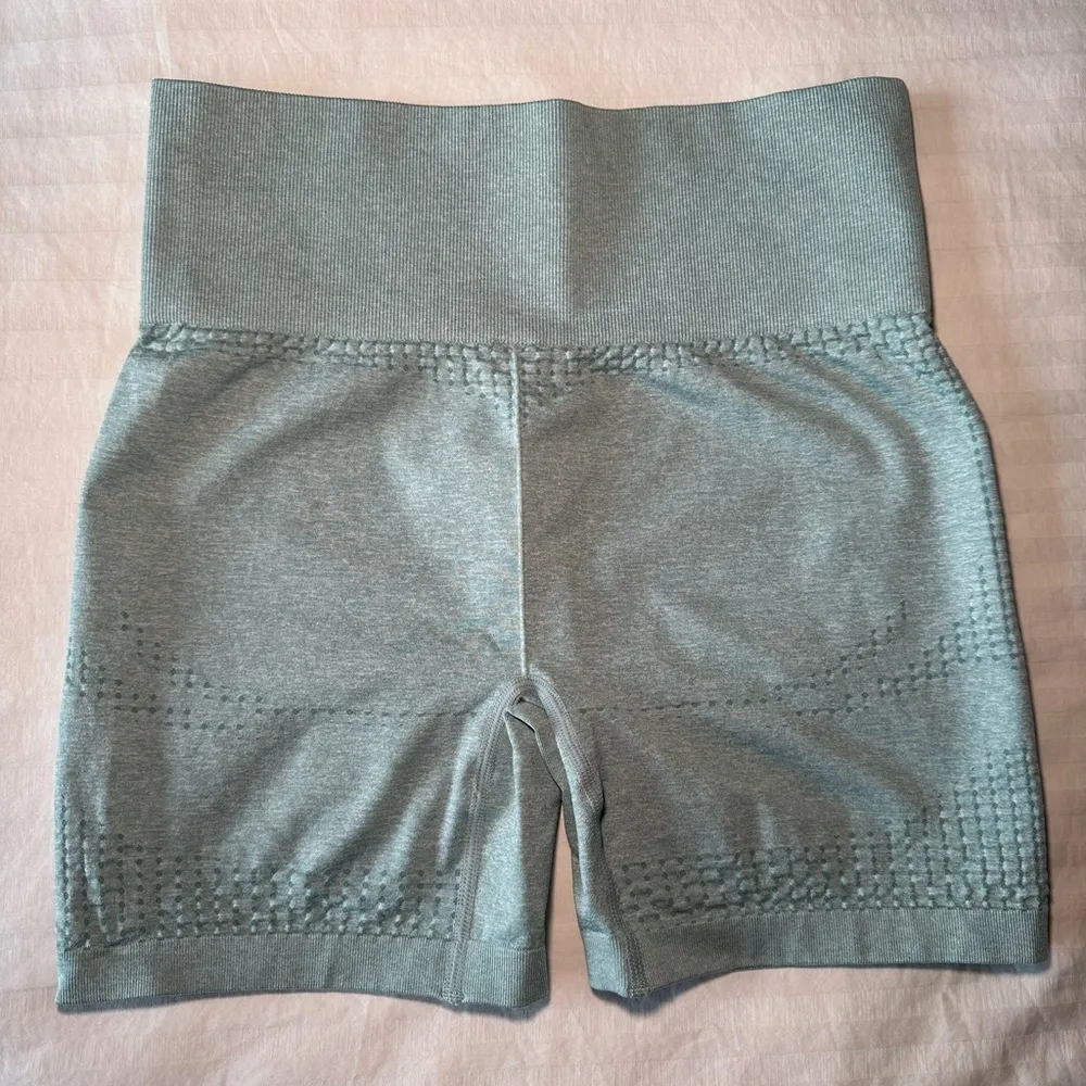 Aoxjox Vital Seamless Biker Shorts, contour High Waist Blue - Image 2