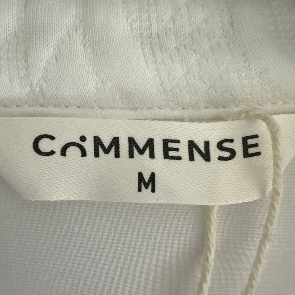 Commense White Textured Button - Image 3