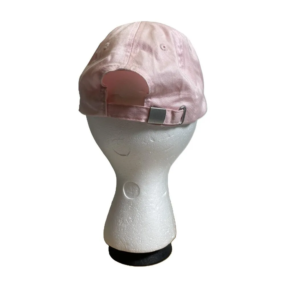 Disney Parks Pink Mickey Mouse Rhinestone Adjustable Hat Embroidery Strapback - Image 3