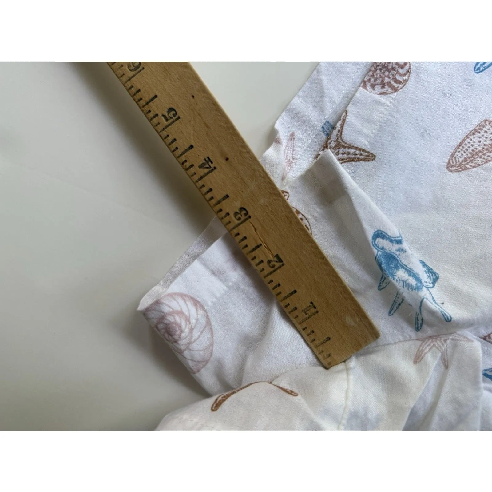 Ann Taylor Loft Size Medium Sleep Pajama Shorts Beach Shells Lined Pockets - Image 6