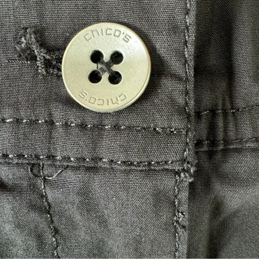 Chico’s Fitigues Christa Roll Pants in Basic Black Size 1/8 NEW - Image 5