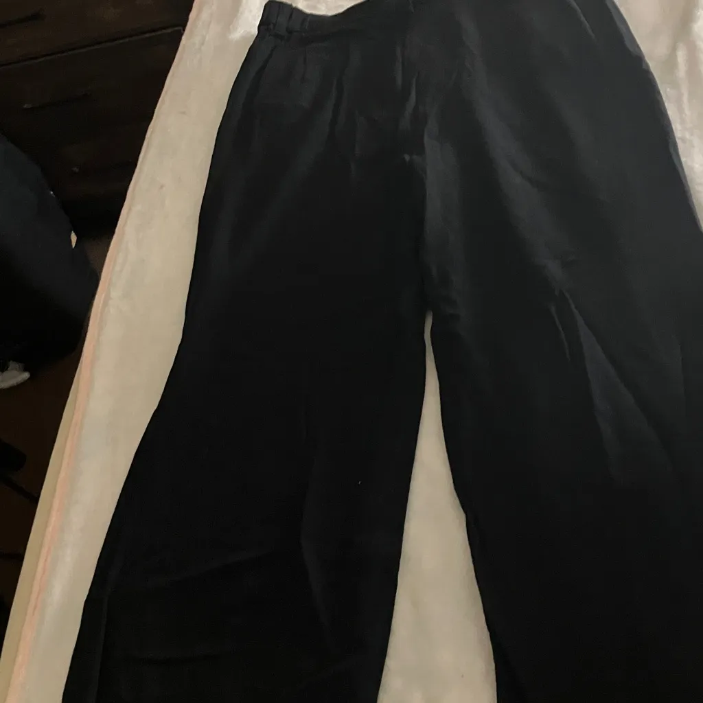 Black ASOS Wide-Leg Pants - Image 7