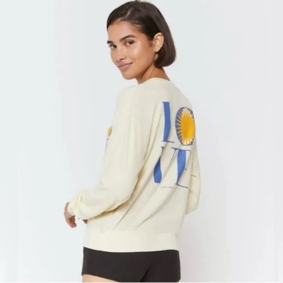 Spiritual Gangster Savasana Love Crewneck Sweatshirt Sz Small - Image 2