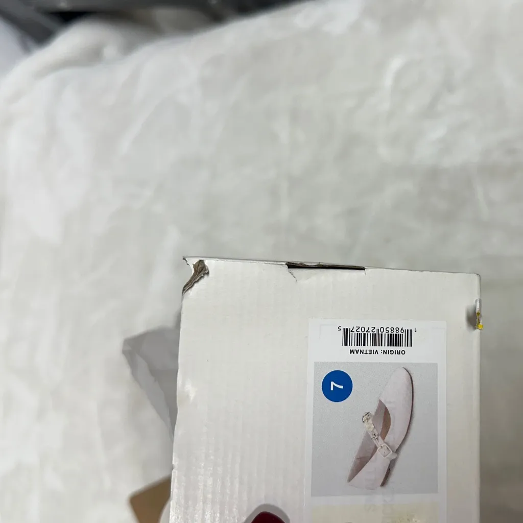 a new day Cream Women's Loafers with Gold Buckle - Image 10