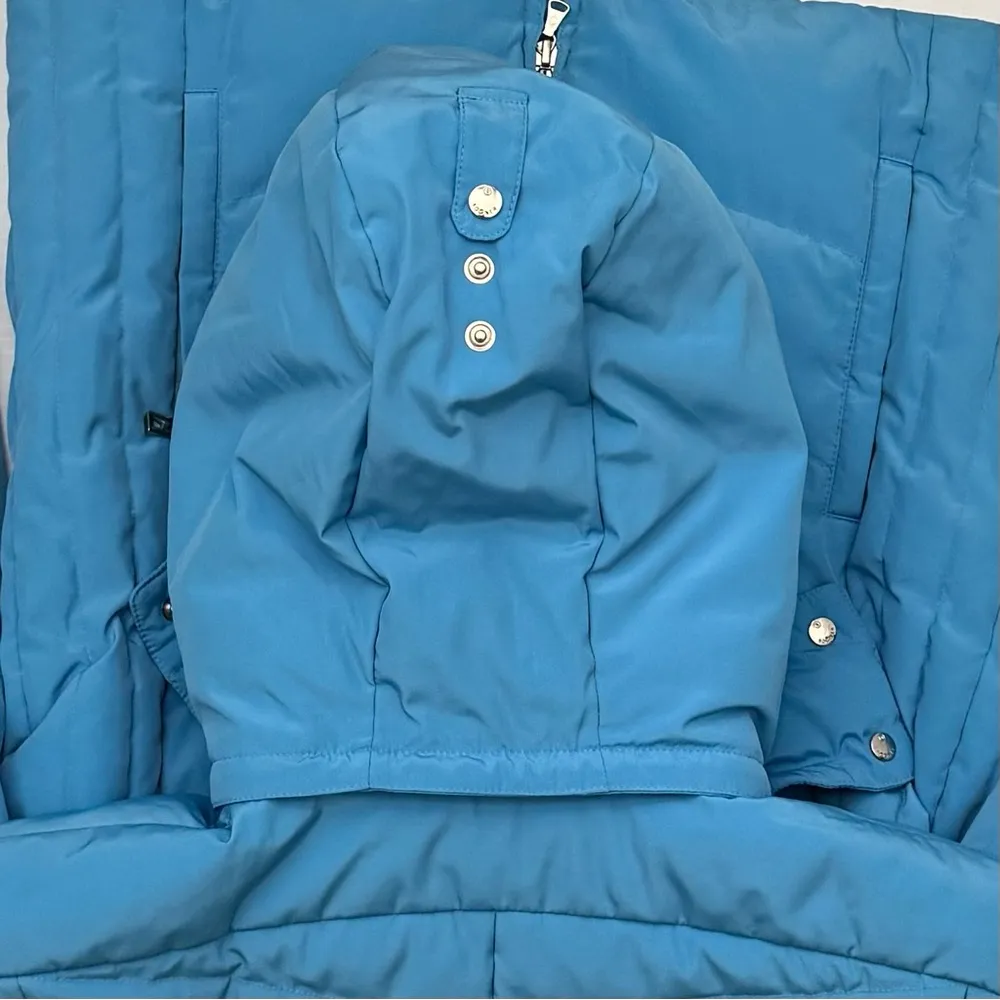 BOGNER Women’s Ski Puffer Jacket Size 10 Blue - Image 5