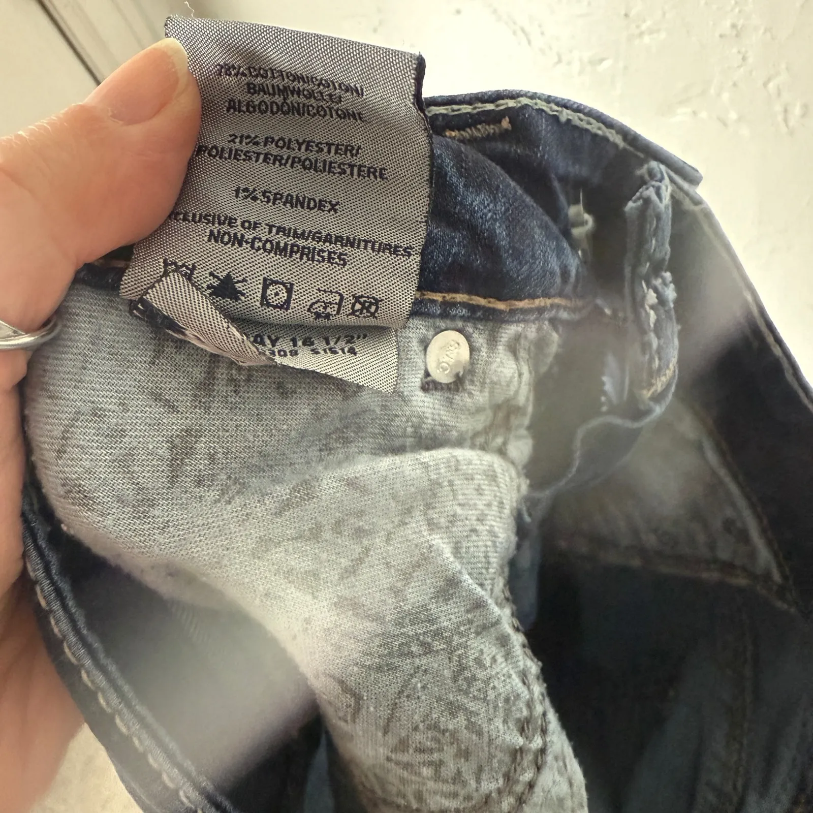 Silver Jeans Co Tuesday Bootcut Jeans Women's W26 L33 Tall Embellished Pockets - Image 10