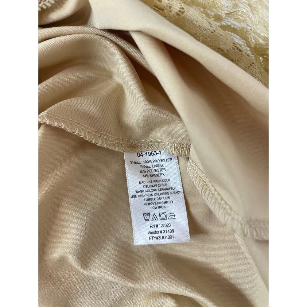 Chadwick’s Women’s Blue Dress Lined Shape-wear Cap Sleeve Cocktail Size 4 - Image 8