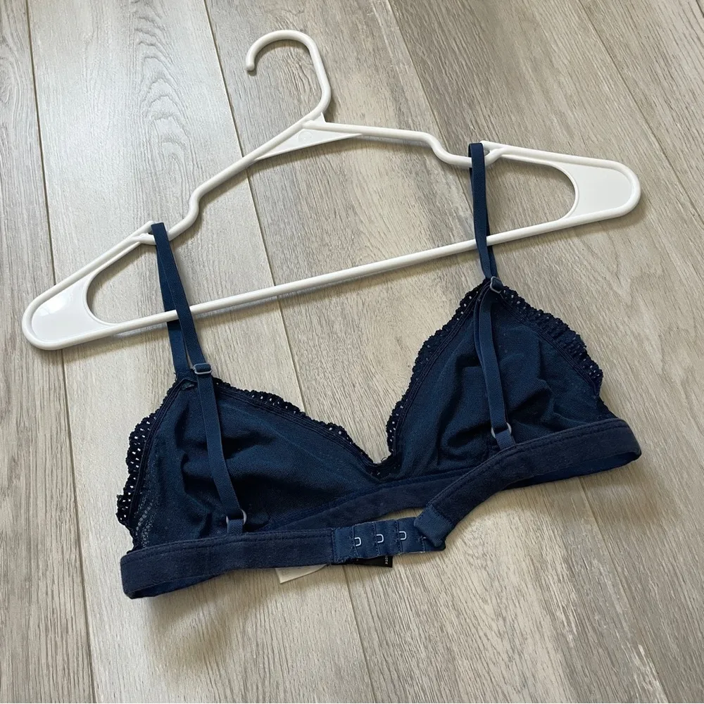 Cosabella Lace Bralette womens Navy Blue (small) comfy casual cute - Image 2