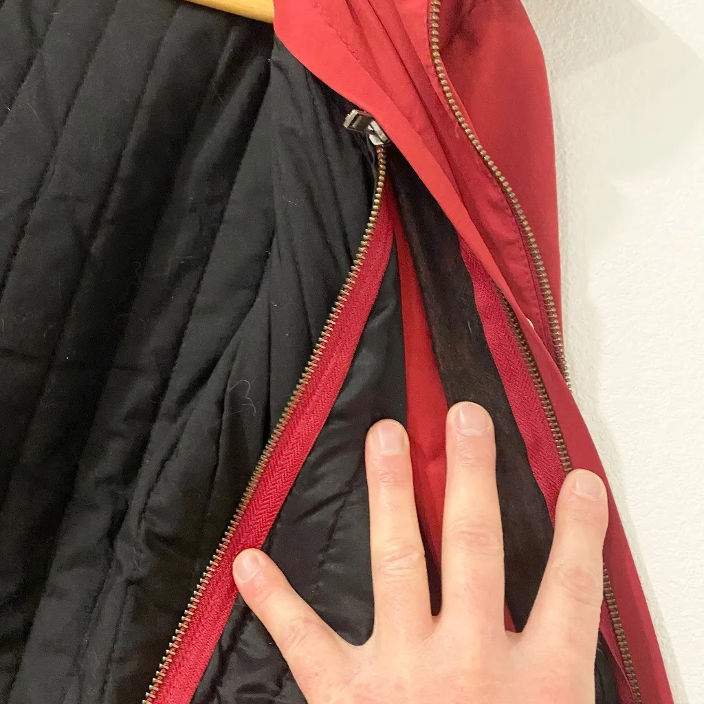 LOFT Ann Taylor Women's Double Vest Jacket Trench Coat - Medium - Image 8