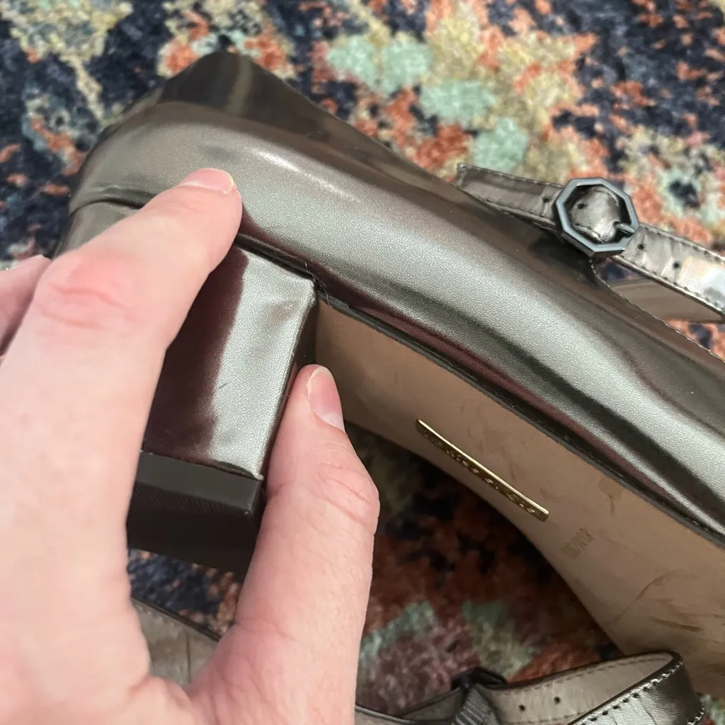 Louise et Cie Iron (Metallic) Korrie Mary Janes 8.5 - Image 4