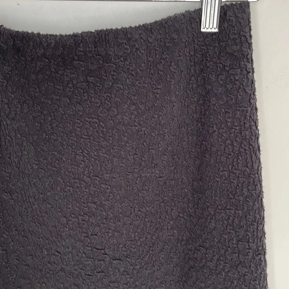 J Mclaughlin Womens Cheetah Jacquard Gable Skirt Pencil Straight Black‎ Size XS - Image 2