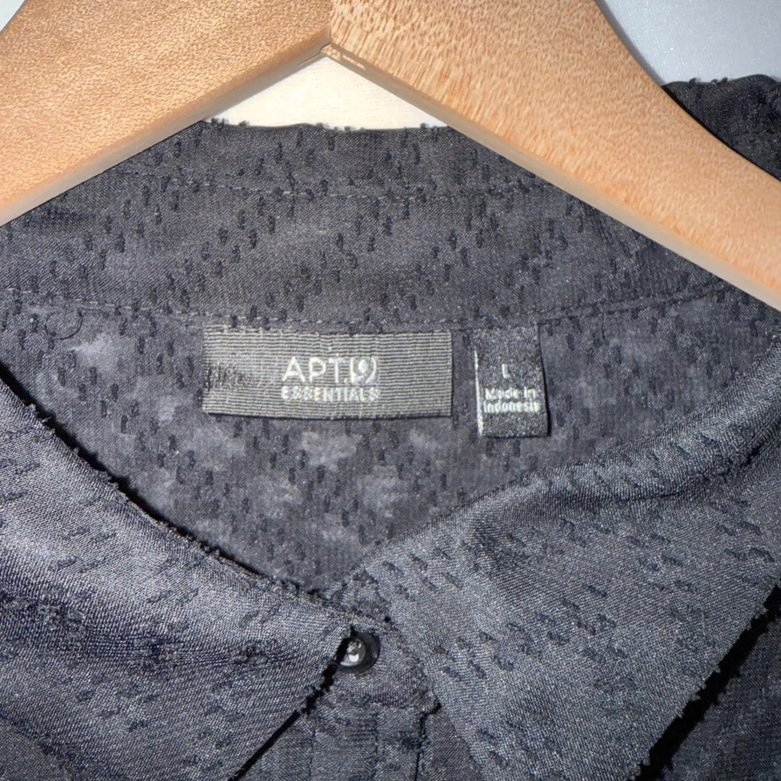 Mesh Goth Collared Button Up Long‎ Sleeve Blouse Top - Image 4