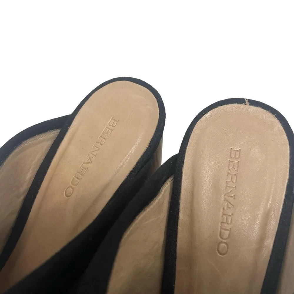 Bernardo  Finley Leopard Print Slide Mules Slip On Heels Pointed Toe Size 9.5 - Image 7