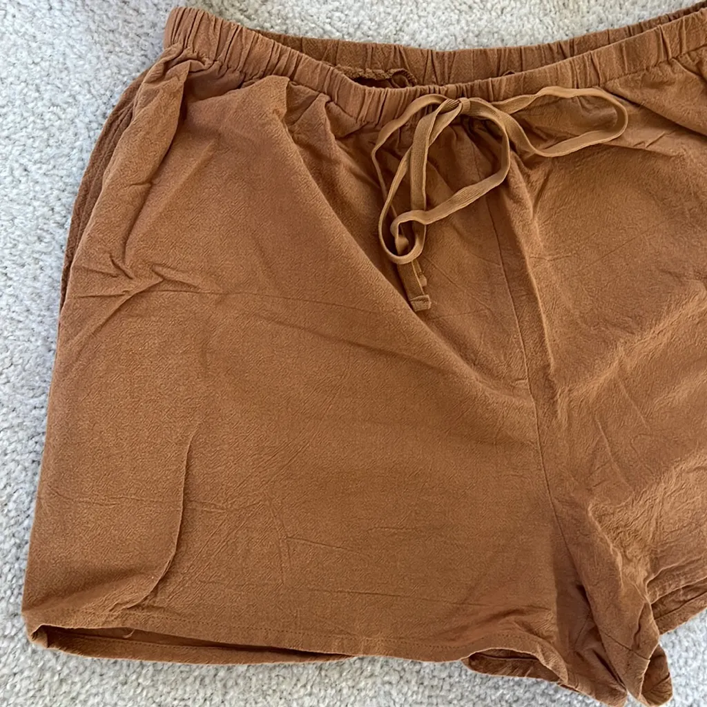 Emery Rose size L shorts set Brown Size L - Image 5