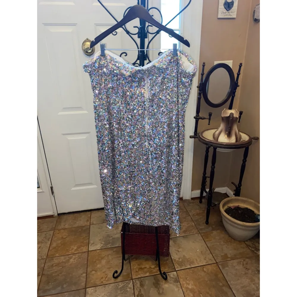 Women's Ashley Stewart Dress Size 22/24 Sequin - Image 9