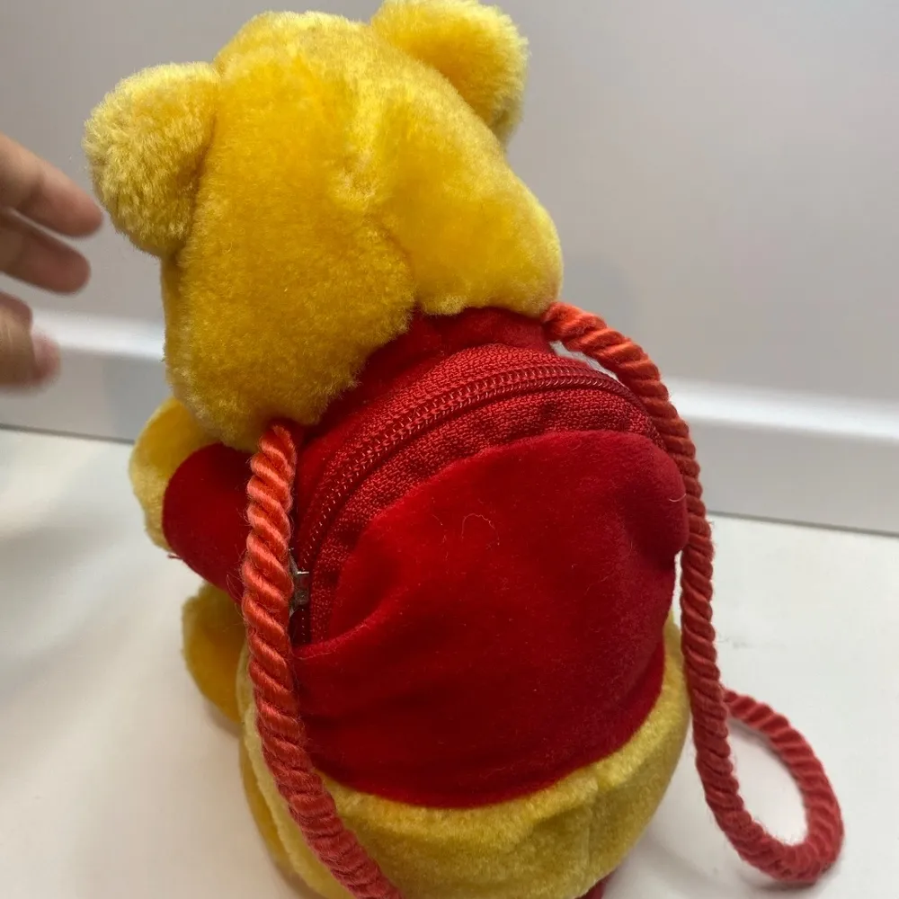 Winnie the Pooh Bear Honey Pot Plush Bag Purse Fluffy Disney Plushie - Image 5