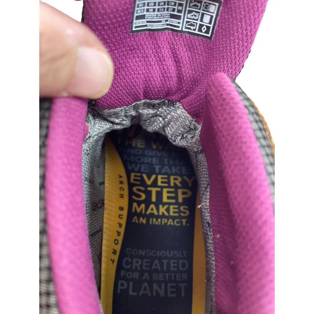 Keen Dry Womans Brown Pink Suede Waterproof Hike Boots Sz 10 SKU 9581 - Image 7