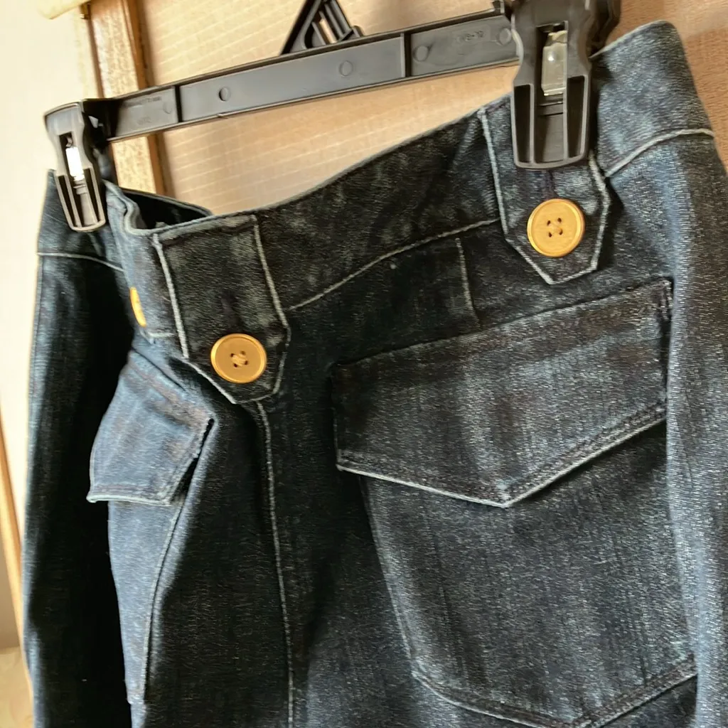 Talbots ladies Stretch Denim Jeans in Deep Blue 10 - Image 12