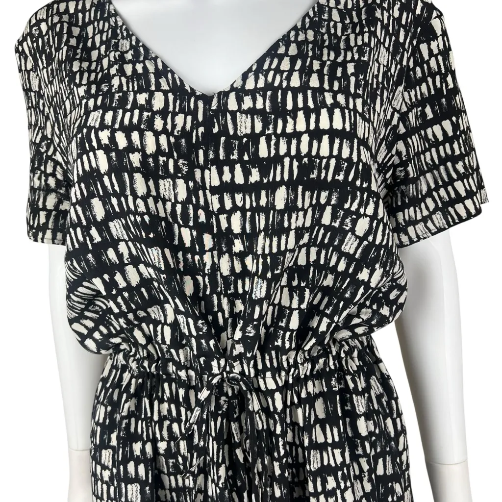 Eileen Fisher 100% Silk Seraglio Print Drawstring Dress - Image 7