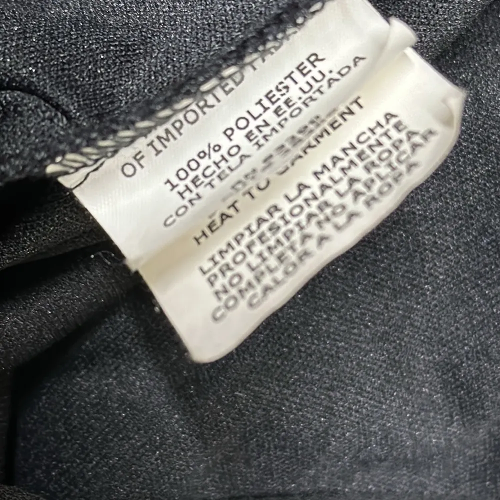 Vintage 90s Jump Black Semi Formal Lined Asymmetrical Sleeveless Dress Juniors 5 - Image 10