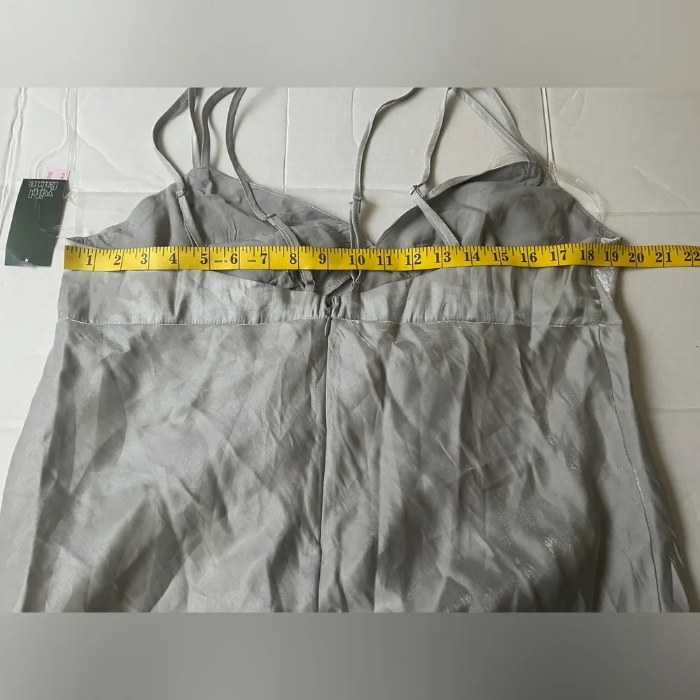 Women's Wild Fable Dress Maxi Slip Dress Iridescent Gray - Image 7