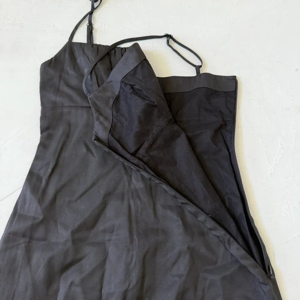 Staud Remington Little Black Y2K Dress Mini Bodycon Spaghetti Strap Size S - Image 7