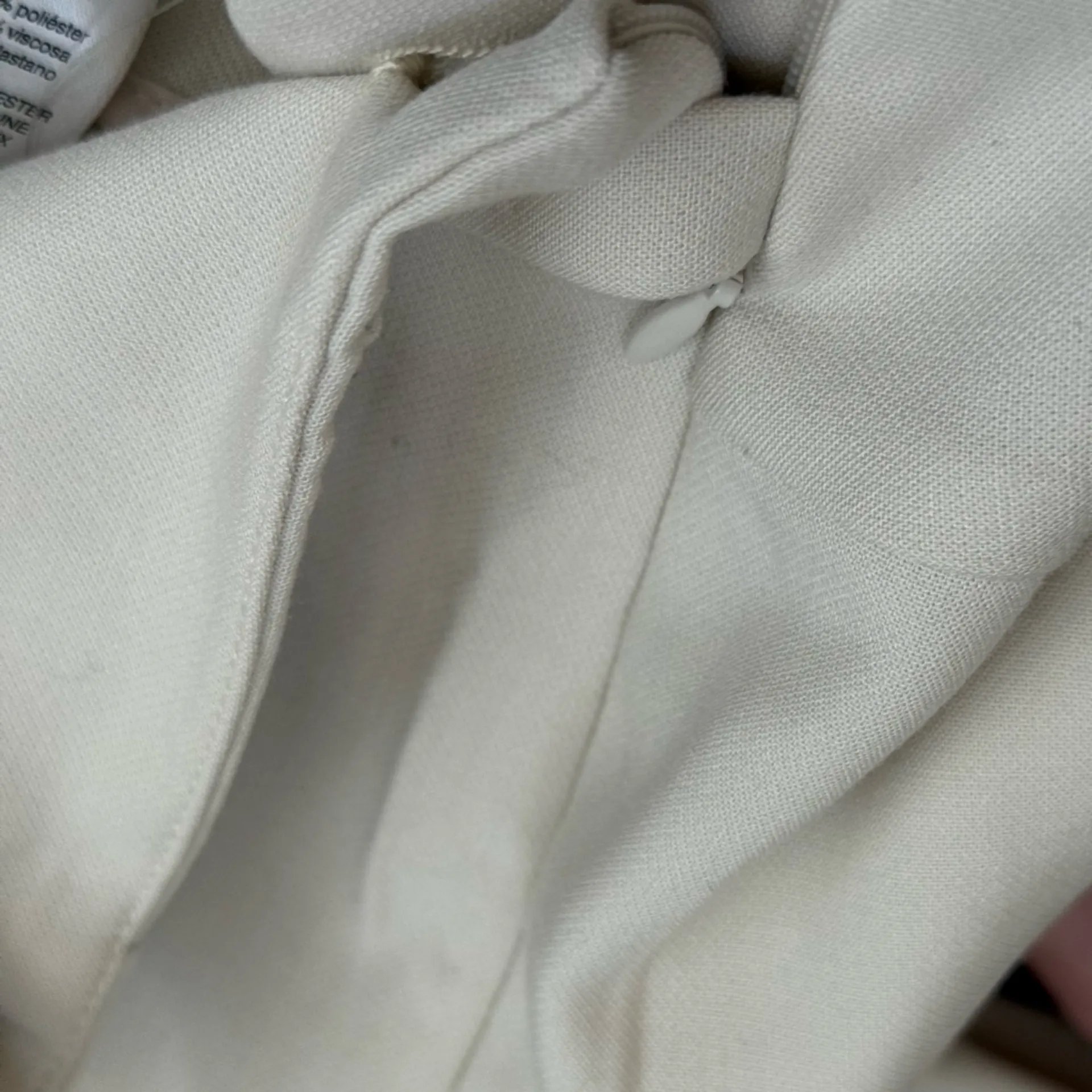 NWT Chico’s Ultimate Fit Soft Pleated Side Hardware Crop Pants | Opal | 3 (XL) - Image 9