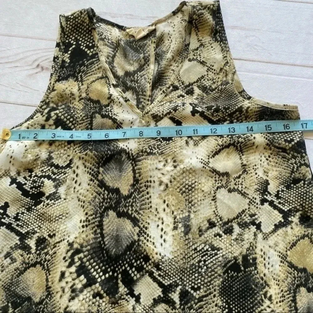 Sandy& Sid NewYork, Snakeskin sleeveless b… - Image 7