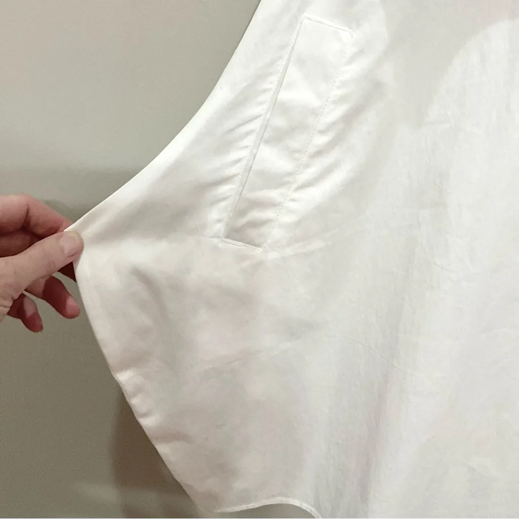 Stella Carakasi Tiburon Tunic White Sz S Cotton Blouse Shirt Top - Image 4