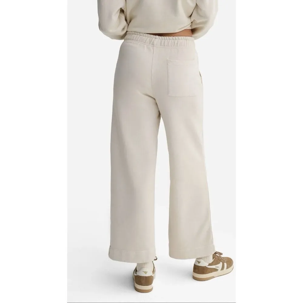 Mate The Label Organic Fleece Wide Leg Pant Heather Basalt X-Large MSRP $138 - Image 8