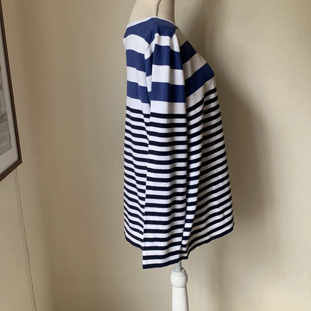 CARIBBEAN JOE Island Supply Co. Woman Striped Lightweight Sweater 2X - Image 4