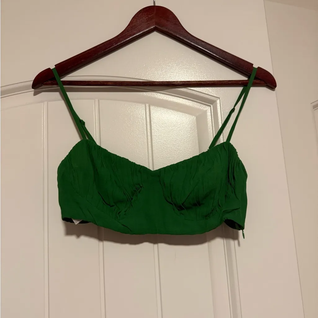 Reformation Vibrant Green Top - Image 2