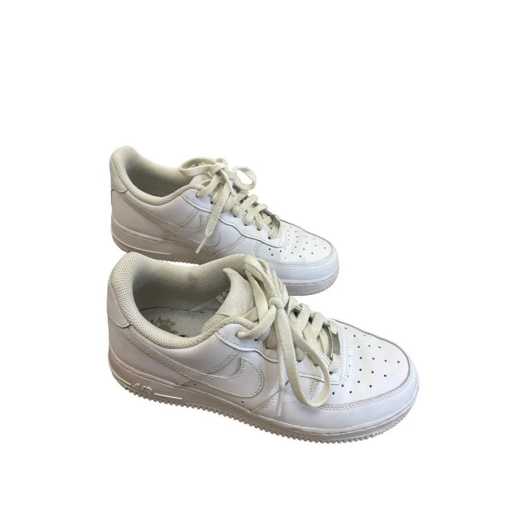 Nike Air Force 1 07 OG triple white womans sneakers Shoes size 7 SKU 8425 - Image 4