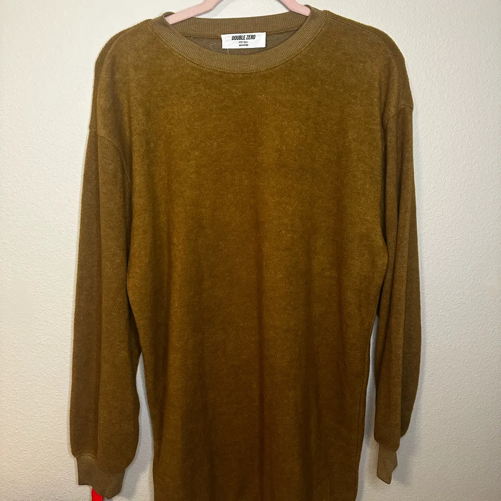 Double Zero Brown Long Sleeve Dress - Image 2