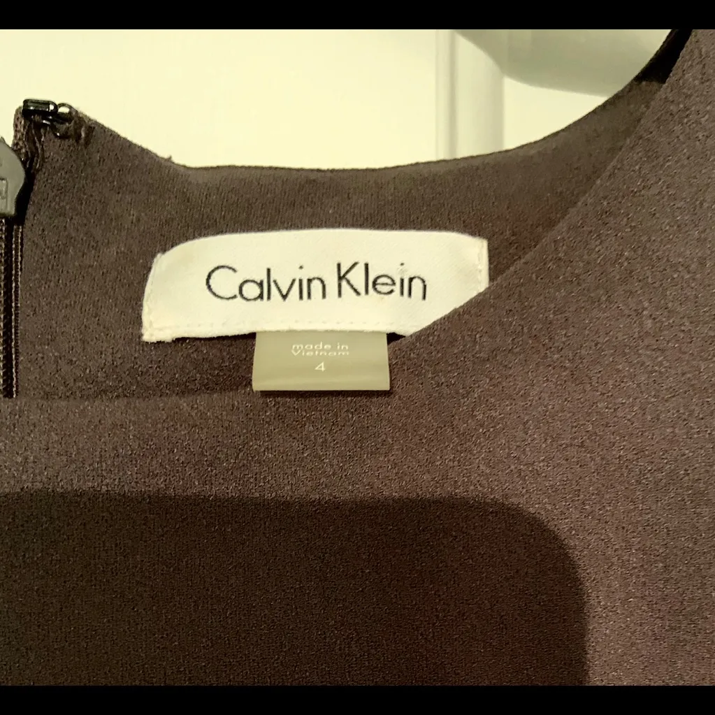 Dark Gray fitted Interview Professional dress - Image 3