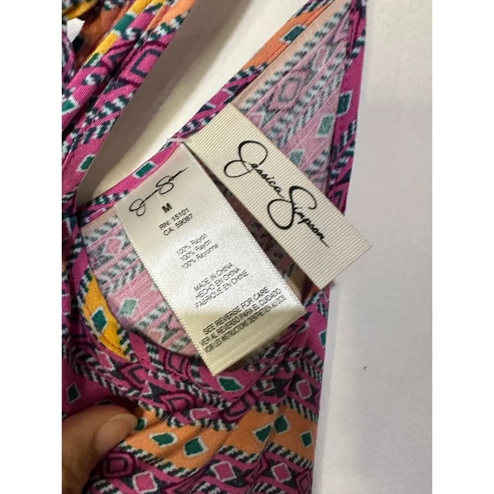 Jessica Simpson Shine Bright Lace Dress Swim Cover-Up Tulip Multi Size Med NWT - Image 16