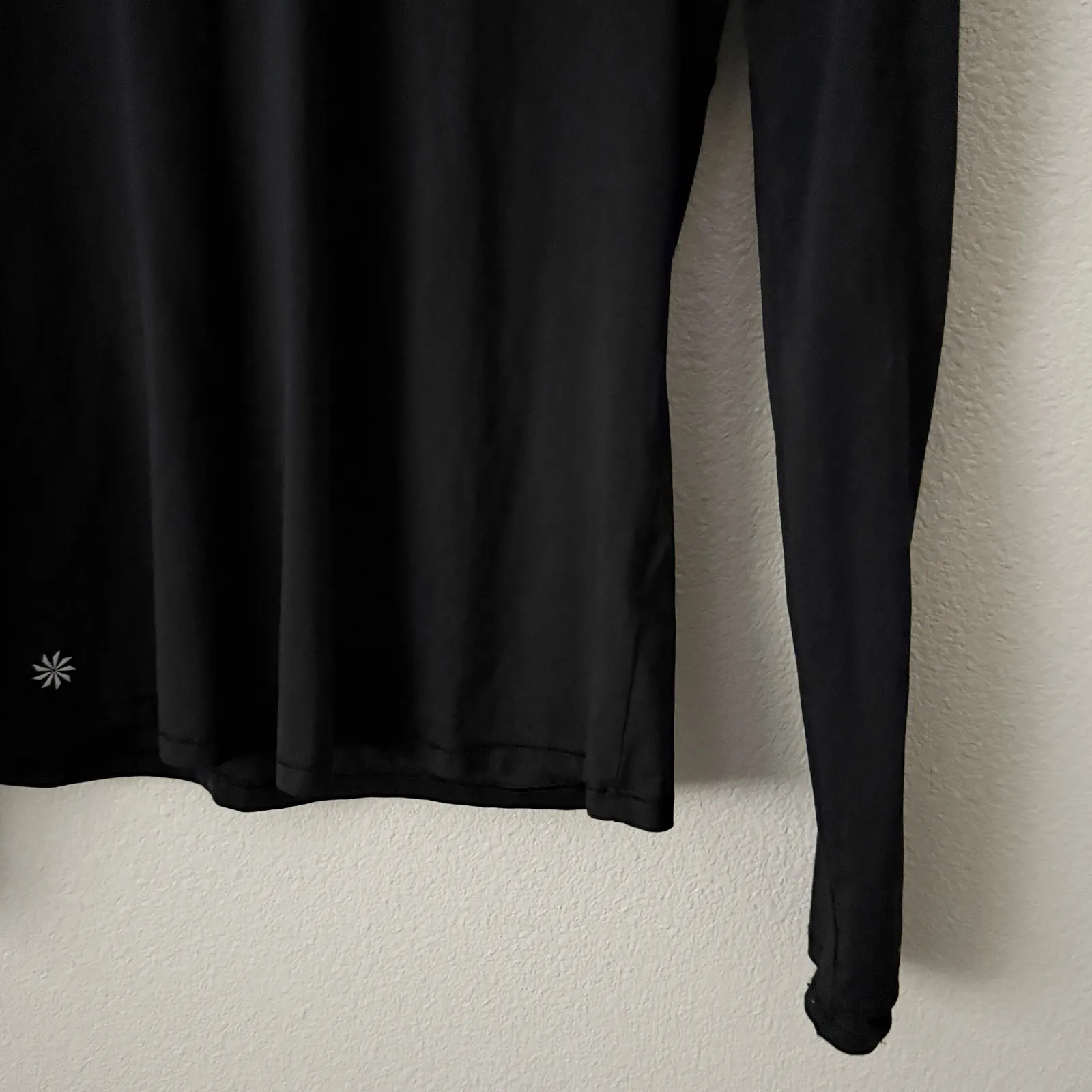 ATHLETA | Rally Up Crew Layered Open Back Top Racerback Sleeve Black | Small - Image 4