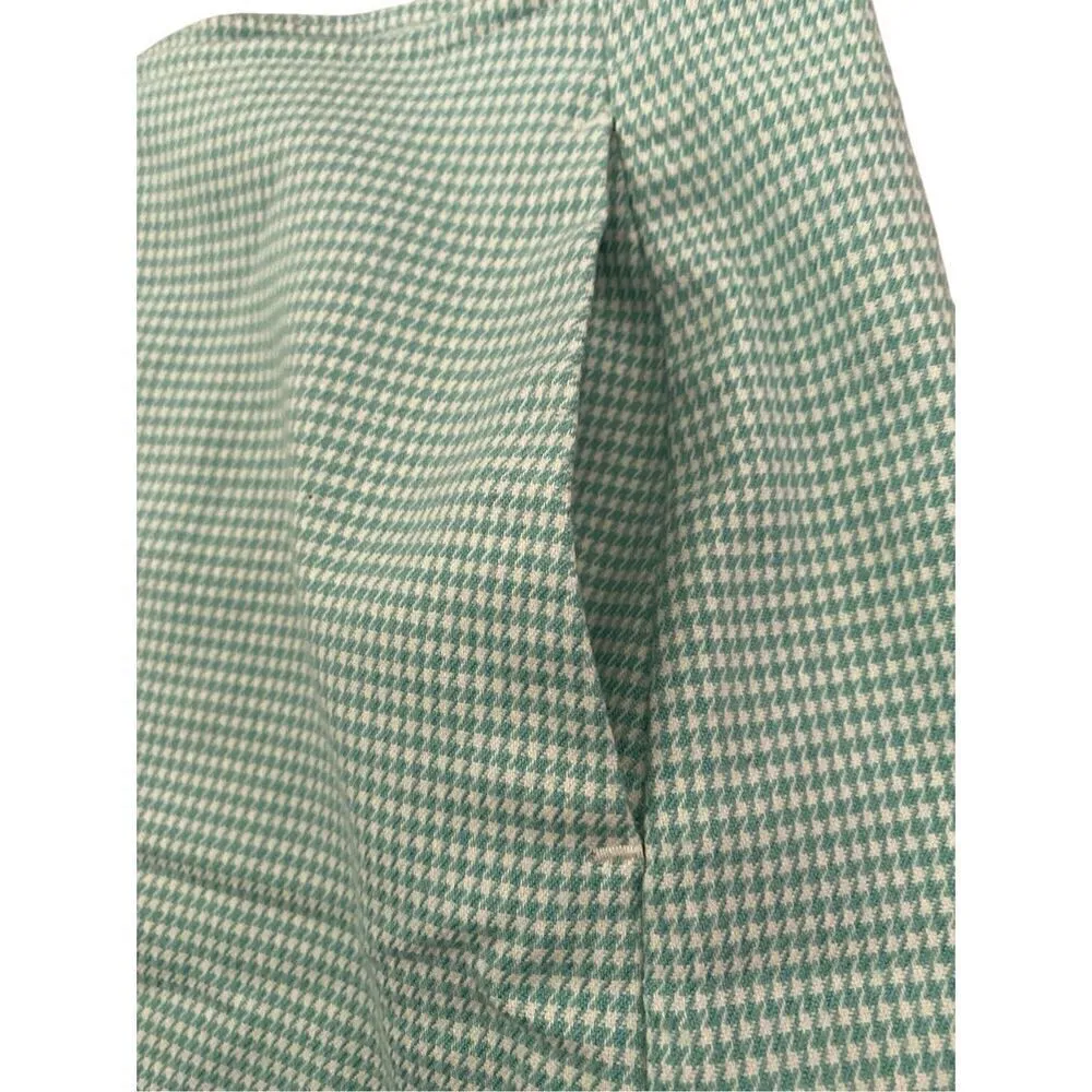 Urban Outfitters Gingham Mini Skirt Schoolgirl Preppy White Size M - Image 3