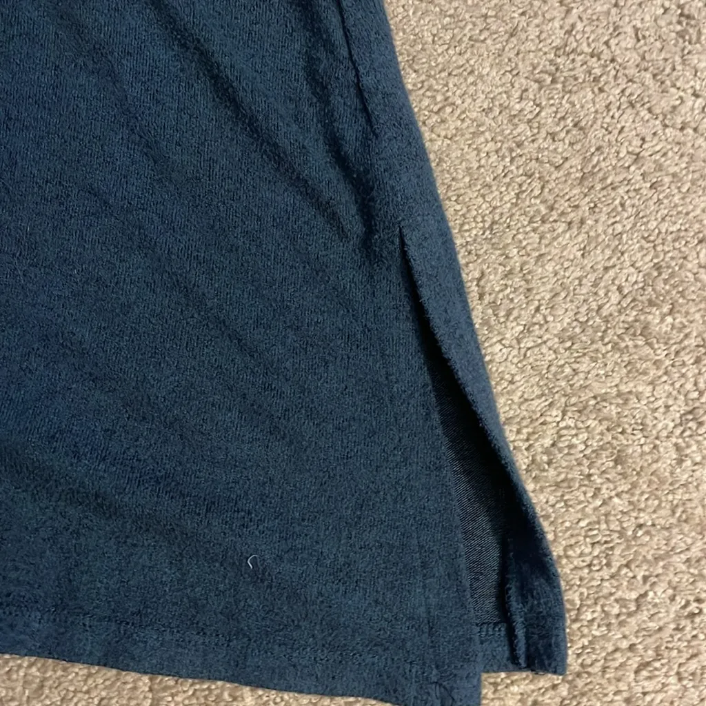 EGC Soft Surroundings V-Neck stretchy‎ & butter soft dark teal dress size small - Image 4