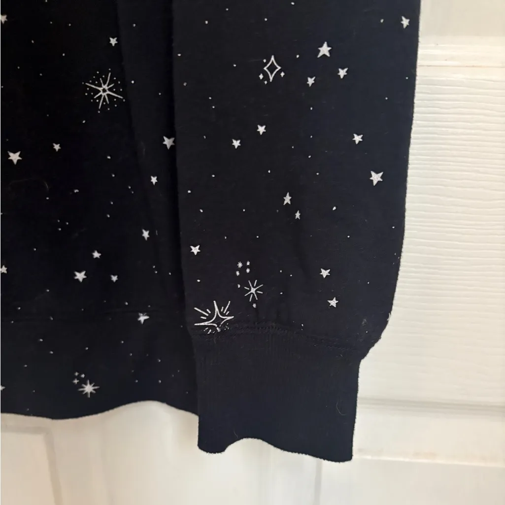 Stars Above Crewneck Star Print Sweatshirt - Image 4