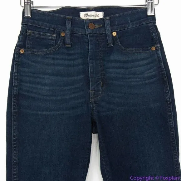 Madewell Petite 10" High-Rise‎ Skinny Jeans in Hayes Wash, 24P - Image 4