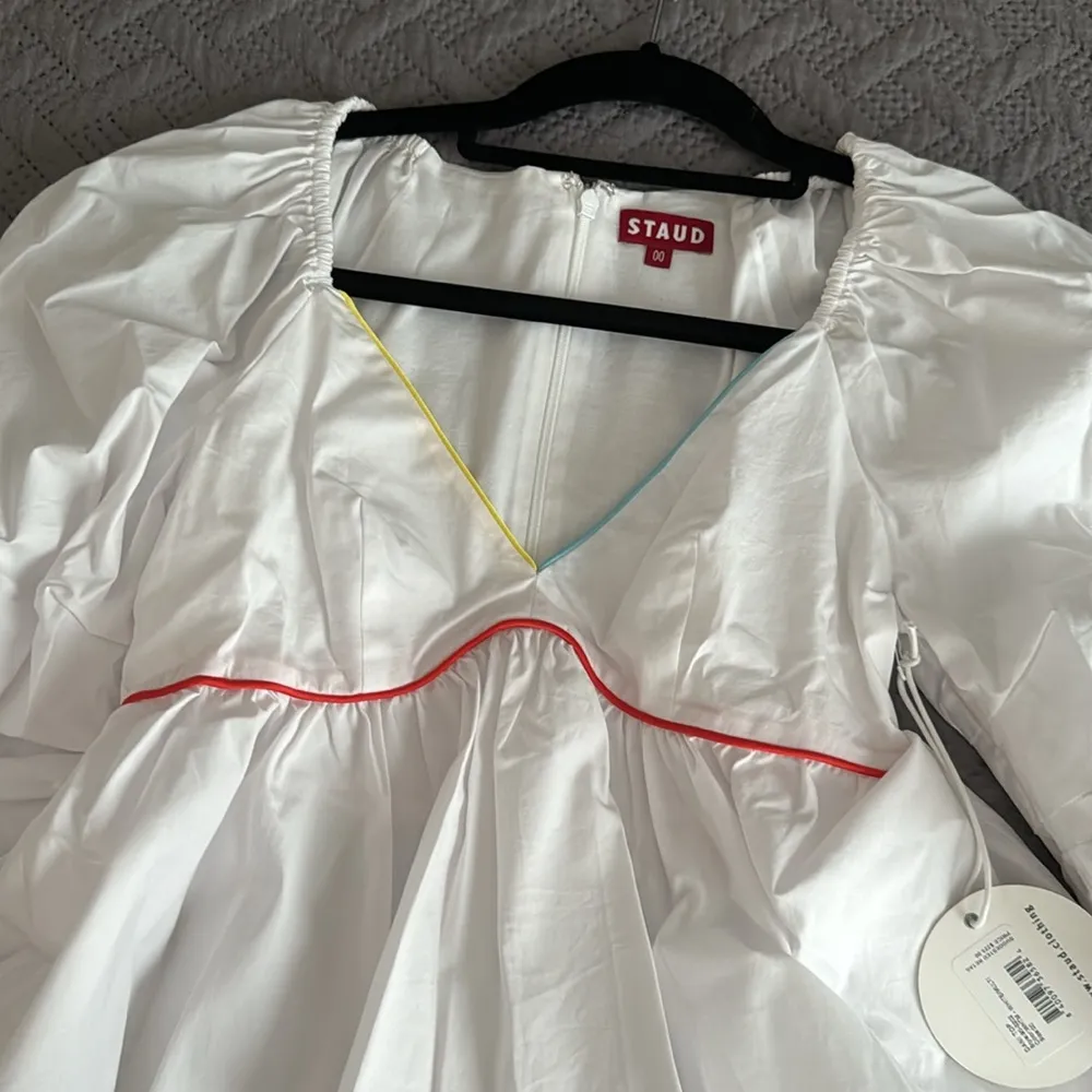 Staud size 00 women’s puffy sleeve White - Image 7