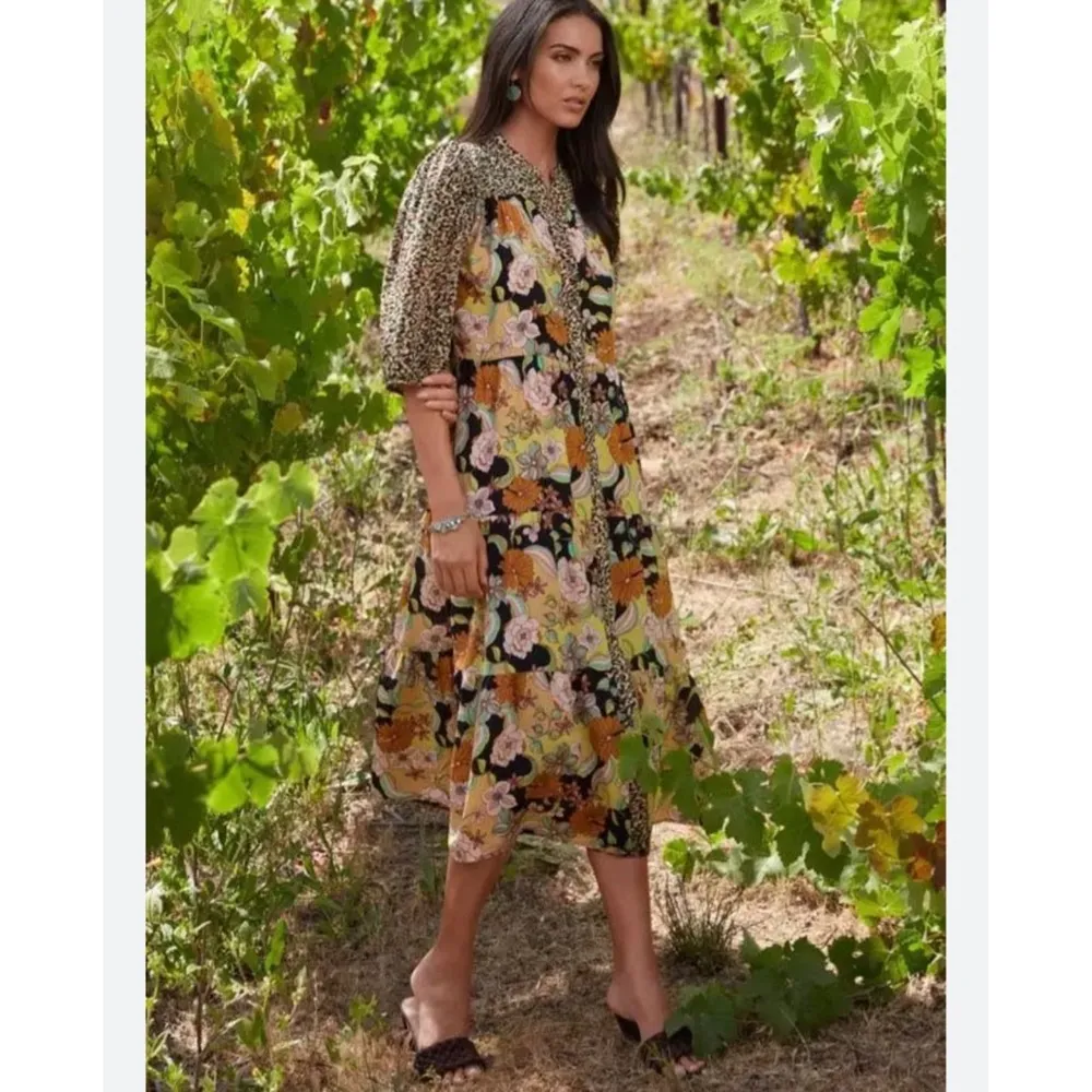 Johnny Was Tate tiered midi dress NWT - Image 6