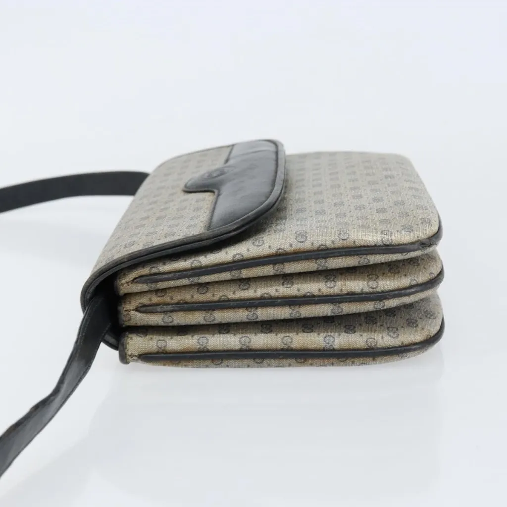 GUCCI Micro GG Supreme Shoulder Bag PVC Navy Gold 004 106 0024 Authentic - Image 7