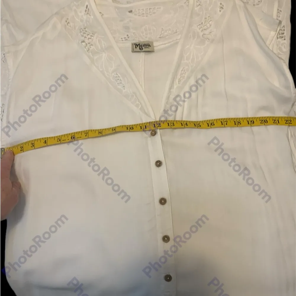 Show Me Your Mumu Romper White Lace Size Small - Image 2