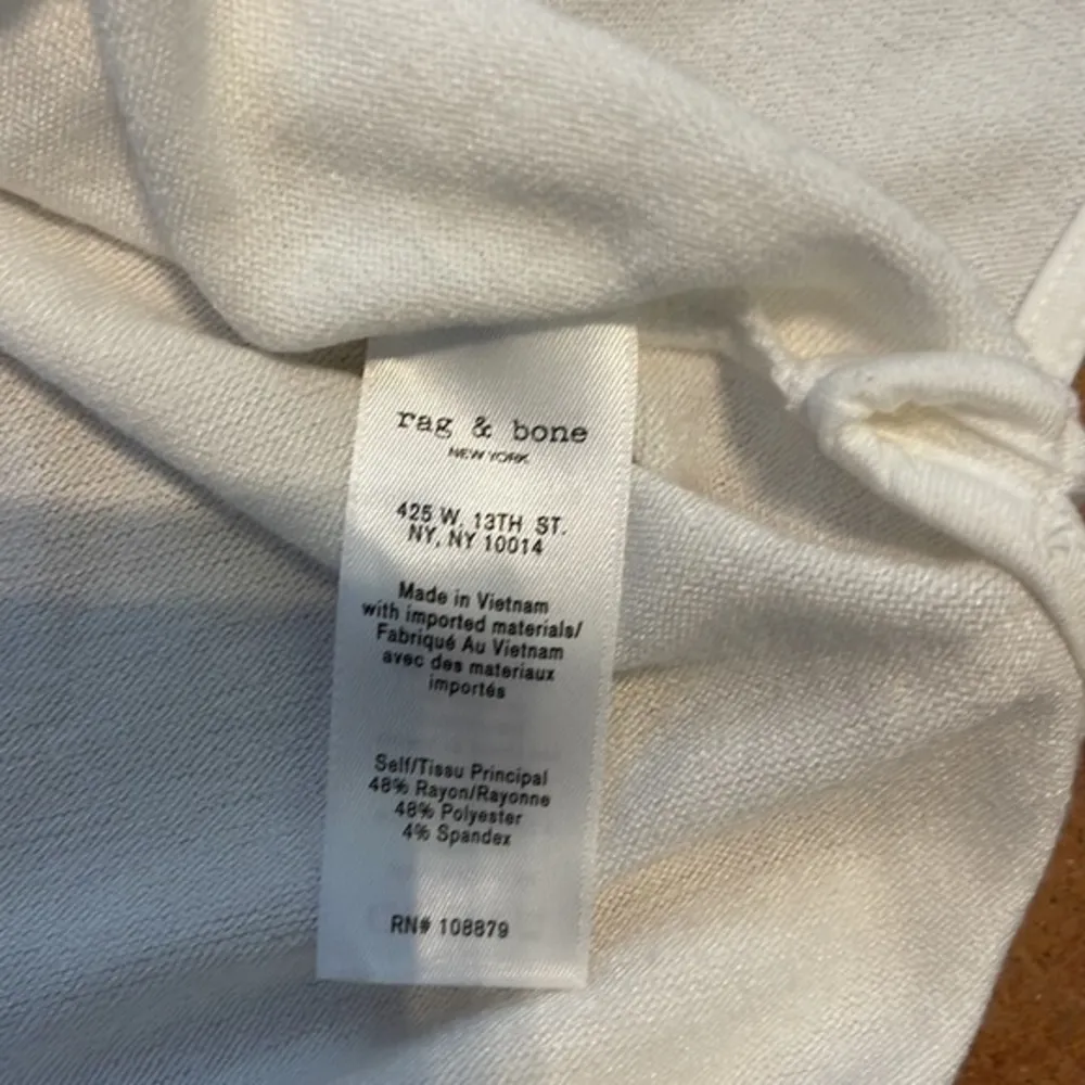 Rag & Bone slit short  sleeve top - Image 3