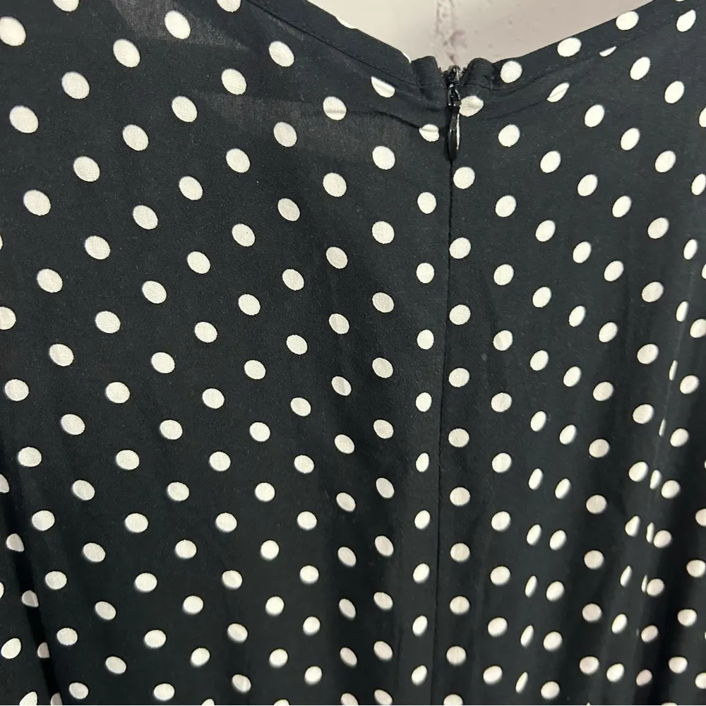 Bloomchic wide leg retro chic polka dot pantsuit belted size 14 - Image 3