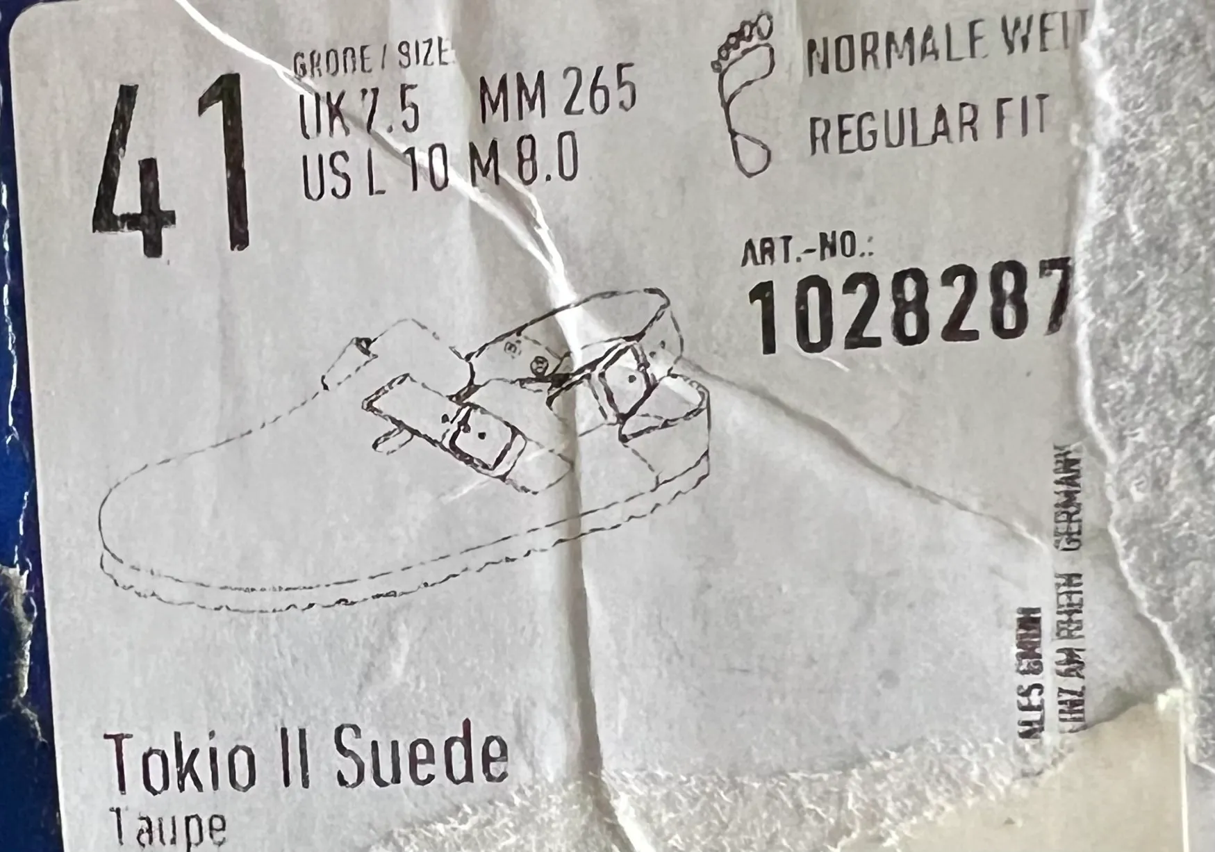 Birkenstock Tokio Clogs 41/10 Taupe Reg Width - Image 9