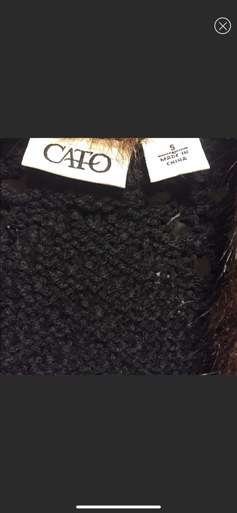 Cato Knitted Vest Size S, Excel. Cond. - Image 7