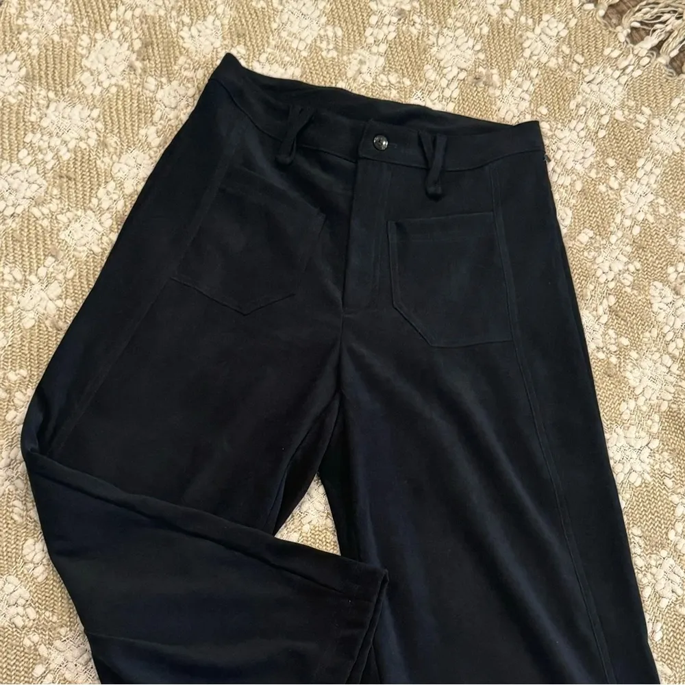 Palazzo Capri Wide Leg by Cactus Flower for Women size 4. Black - Image 3